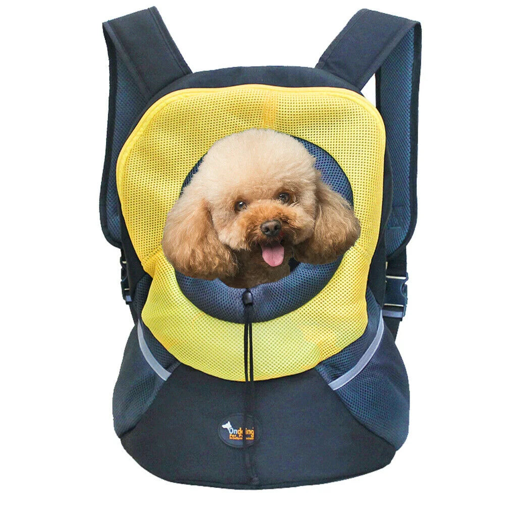 Ondoing Pet Carrier Backpack Adjustable Dog Puppy Cat Front