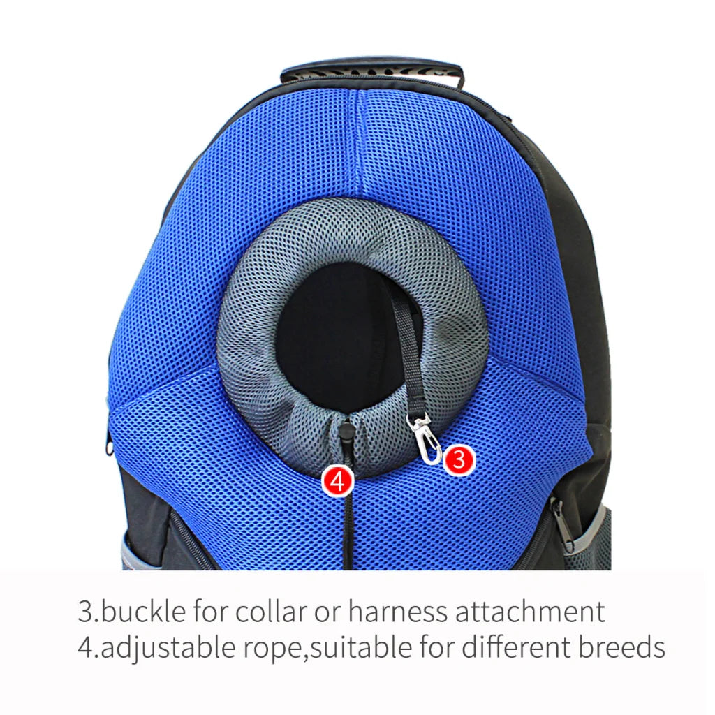 Ondoing Pet Carrier Backpack Adjustable Dog Puppy Cat Front