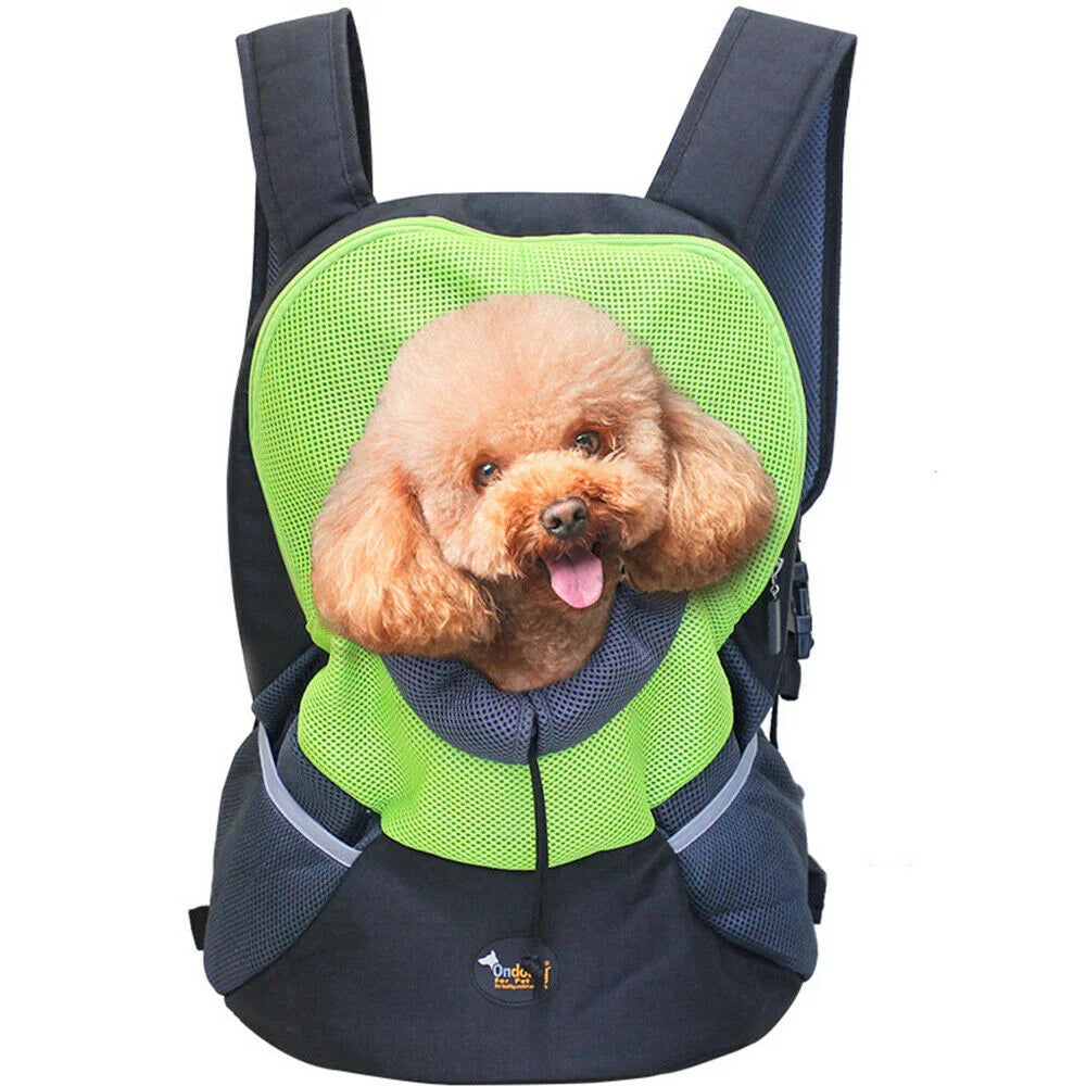Ondoing Pet Carrier Backpack Adjustable Dog Puppy Cat Front