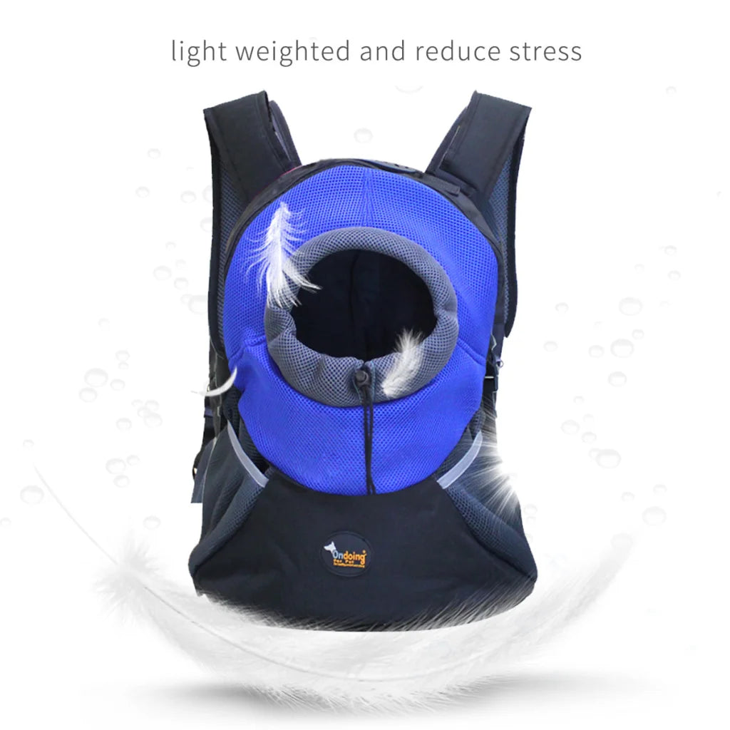 Ondoing Pet Carrier Backpack Adjustable Dog Puppy Cat Front