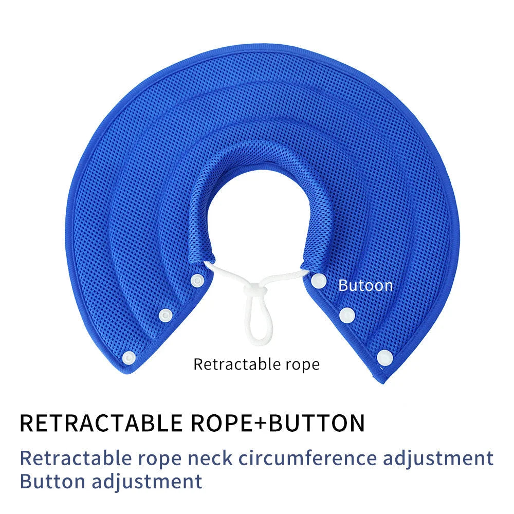 Ondoing Pet Dog Cat Elizabethan Collar - Adjustable Cone