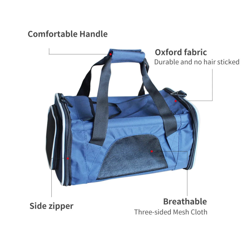 Ondoing Portable Pet Carrier Tote Travel Bag Kennel Soft