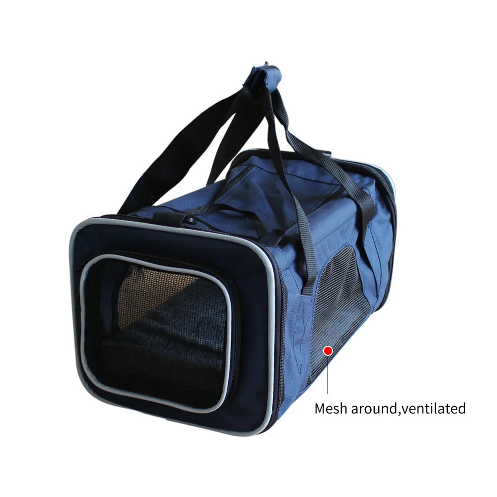 Ondoing Portable Pet Carrier Tote Travel Bag Kennel Soft