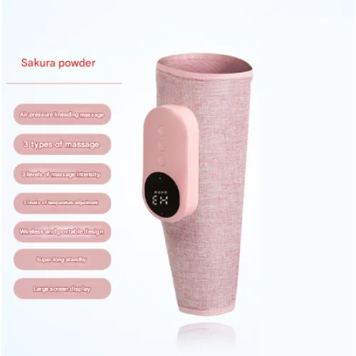 One-piece Pink Portable Leg Air Pressure Massager