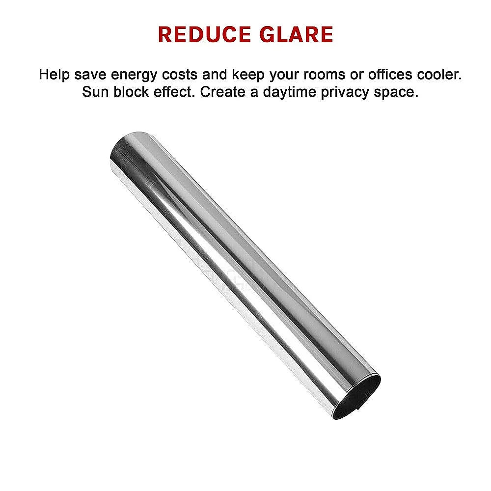 One Way Mirror Privacy Reflection Window Tint Film Stop