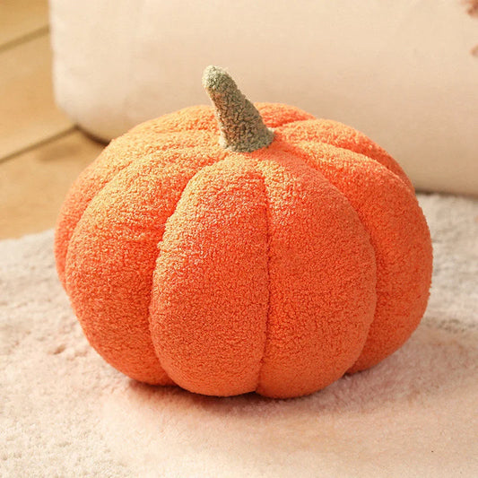 Orange 2-PCS 30cm Creative Plush Pumpkin Pillow for Sofa