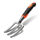 Orange 8-Piece Heavy-Duty Gardening Tool Set with Ergonomic