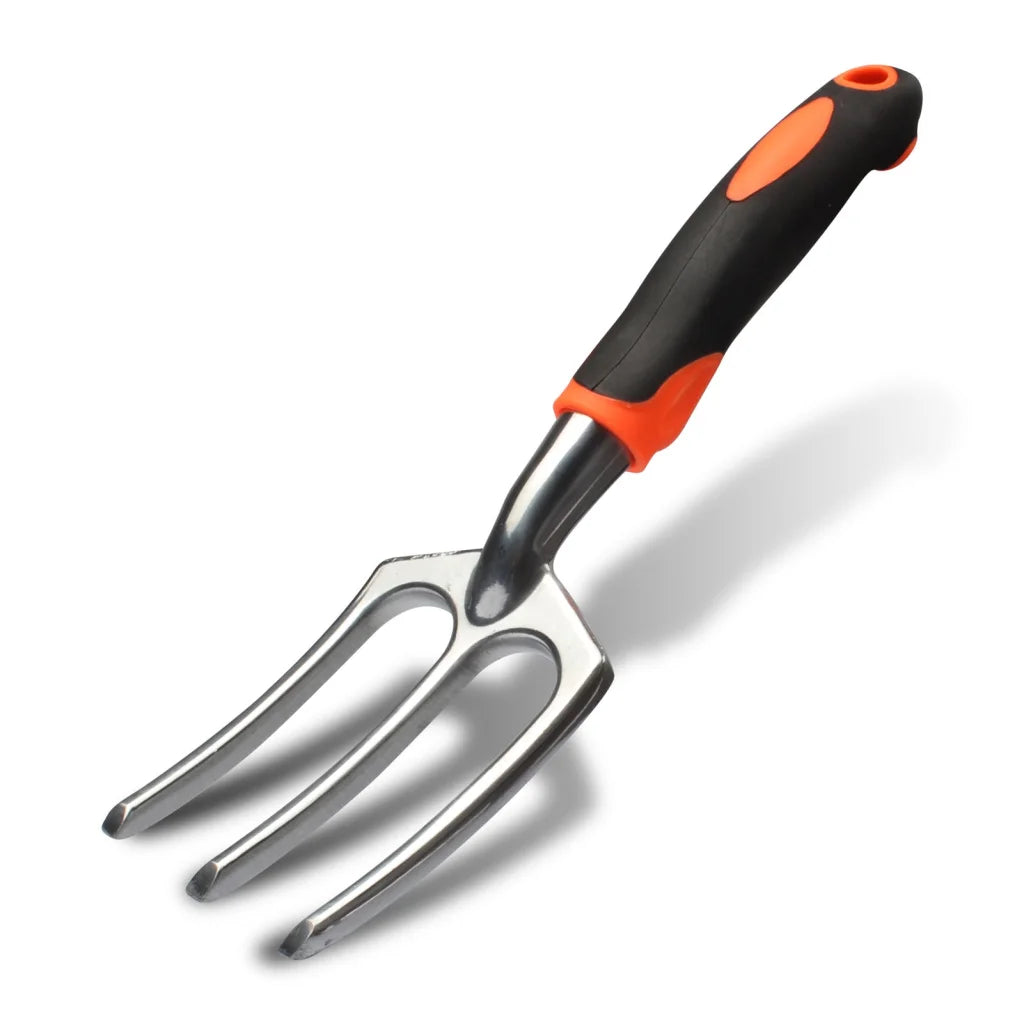 Orange 8-Piece Heavy-Duty Gardening Tool Set with Ergonomic