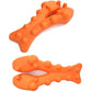 Orange Shiatsu Lumbar Massager Soothing Spine Cushion