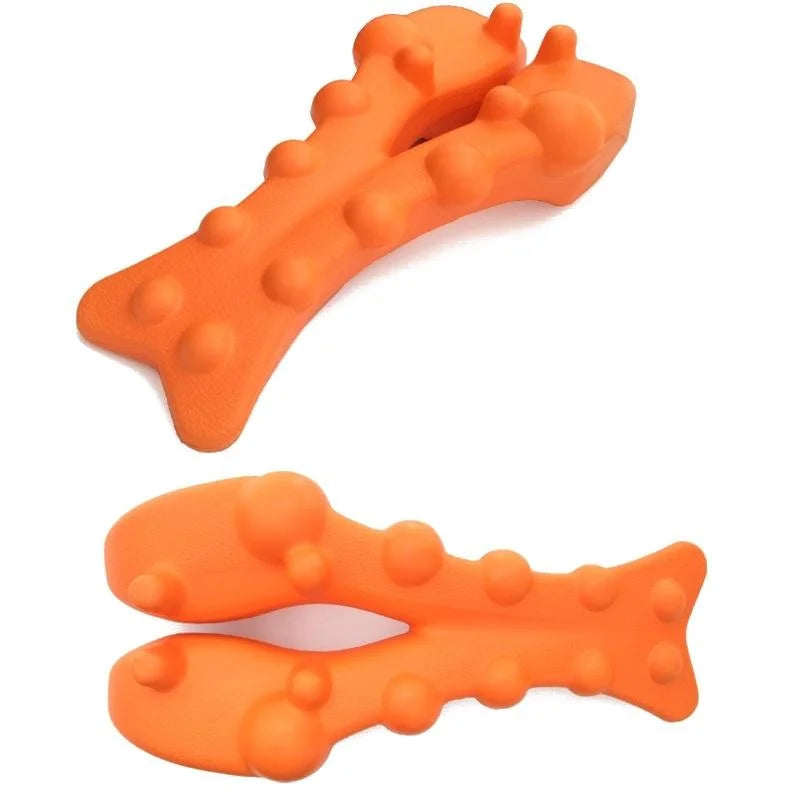 Orange Shiatsu Lumbar Massager Soothing Spine Cushion