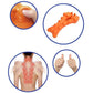 Orange Shiatsu Lumbar Massager Soothing Spine Cushion
