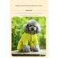 Orange Warm Puffer Dog Coat - Waterproof Four-Legged Winter