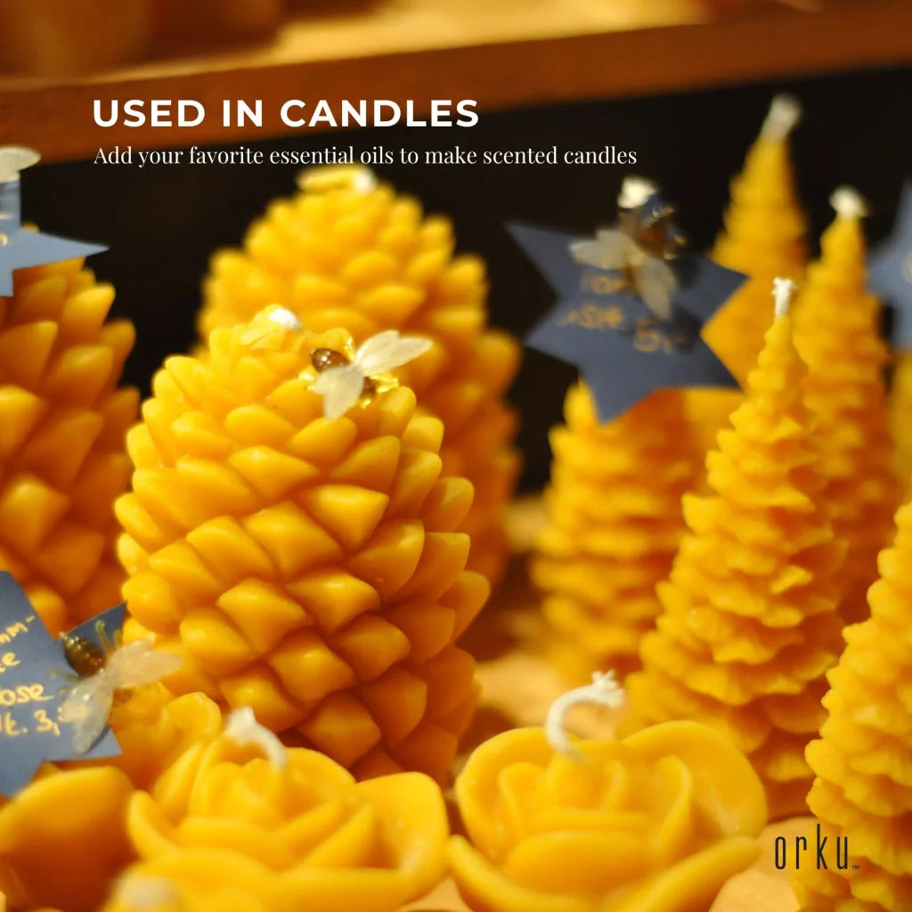 Organic Beeswax Pellets 1Kg Pharmaceutical Cosmetic Candle