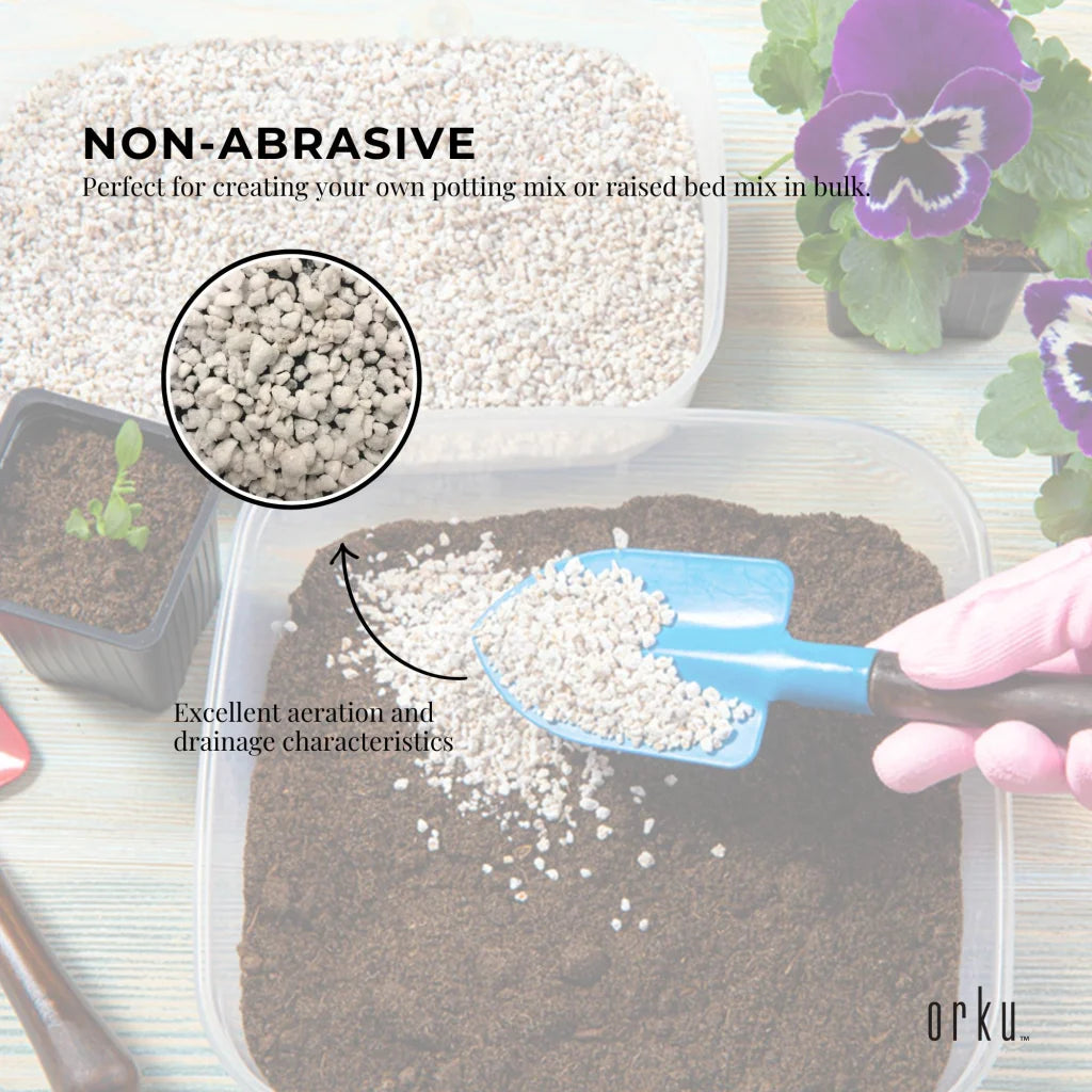 Perlite Medium Organic Perlite Medium 50L - Premium Soil Expanded Plant Growing Media ...