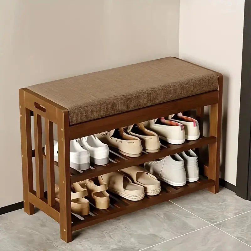 Organizer & Dustproof Storage Shoe Rack - 2-Tier - Home &