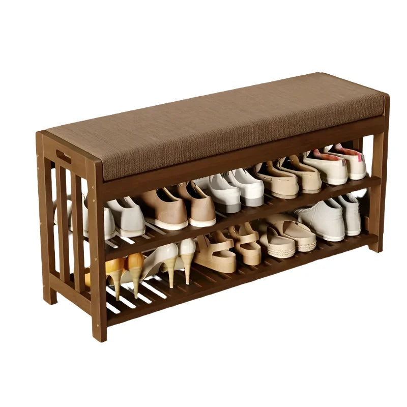 Organizer & Dustproof Storage Shoe Rack - 2-Tier - Home &