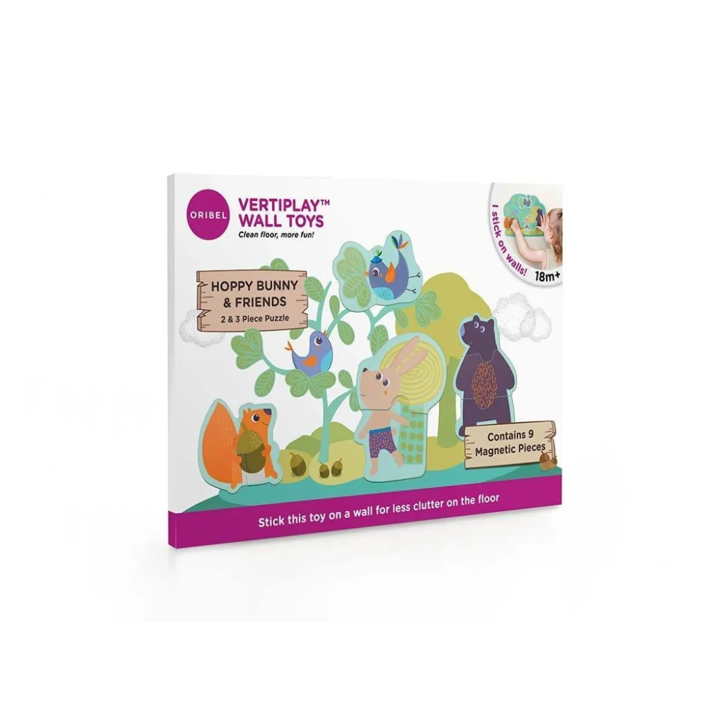 Oribel VertiPlay Wall Toy: Hoppy Bunny and Friends-1973194205585084423