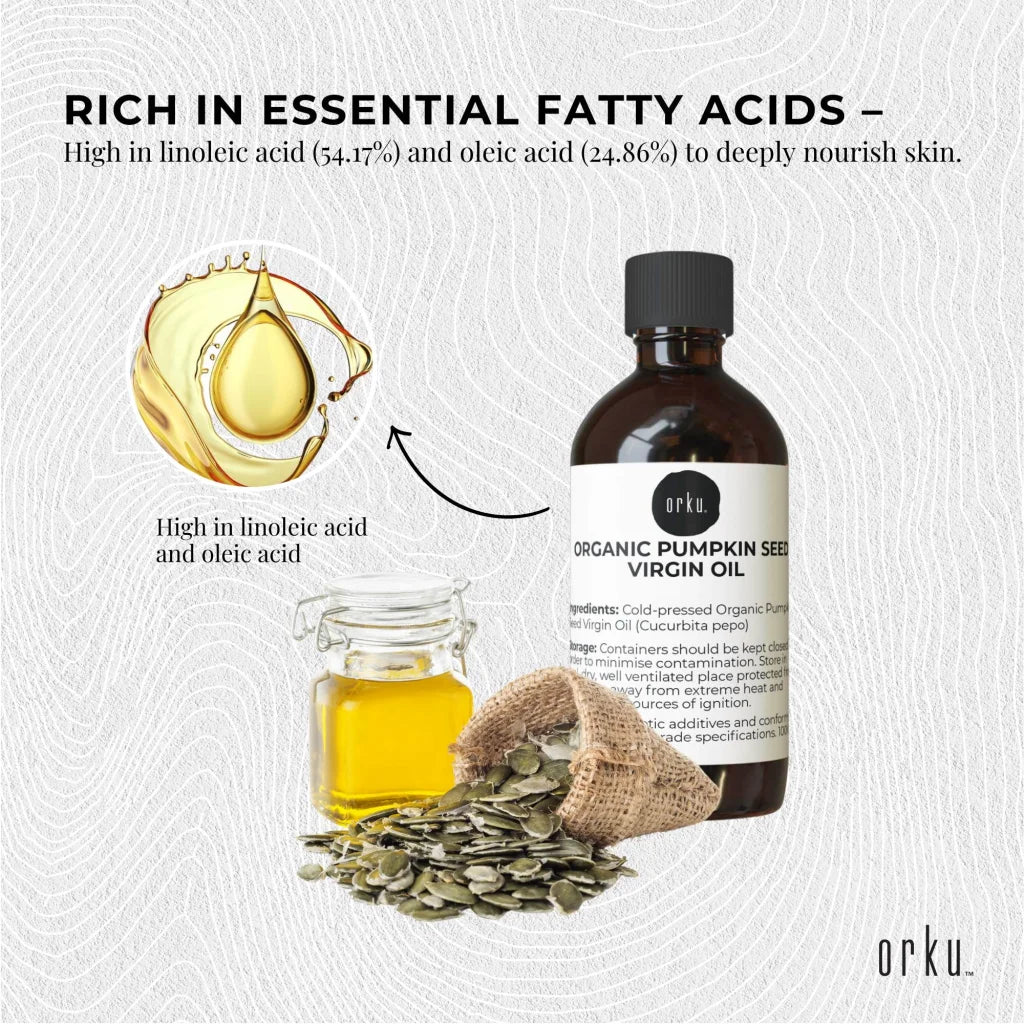 Orku 250ml Organic Pumpkin Seed Oil – Virgin Cold Pressed