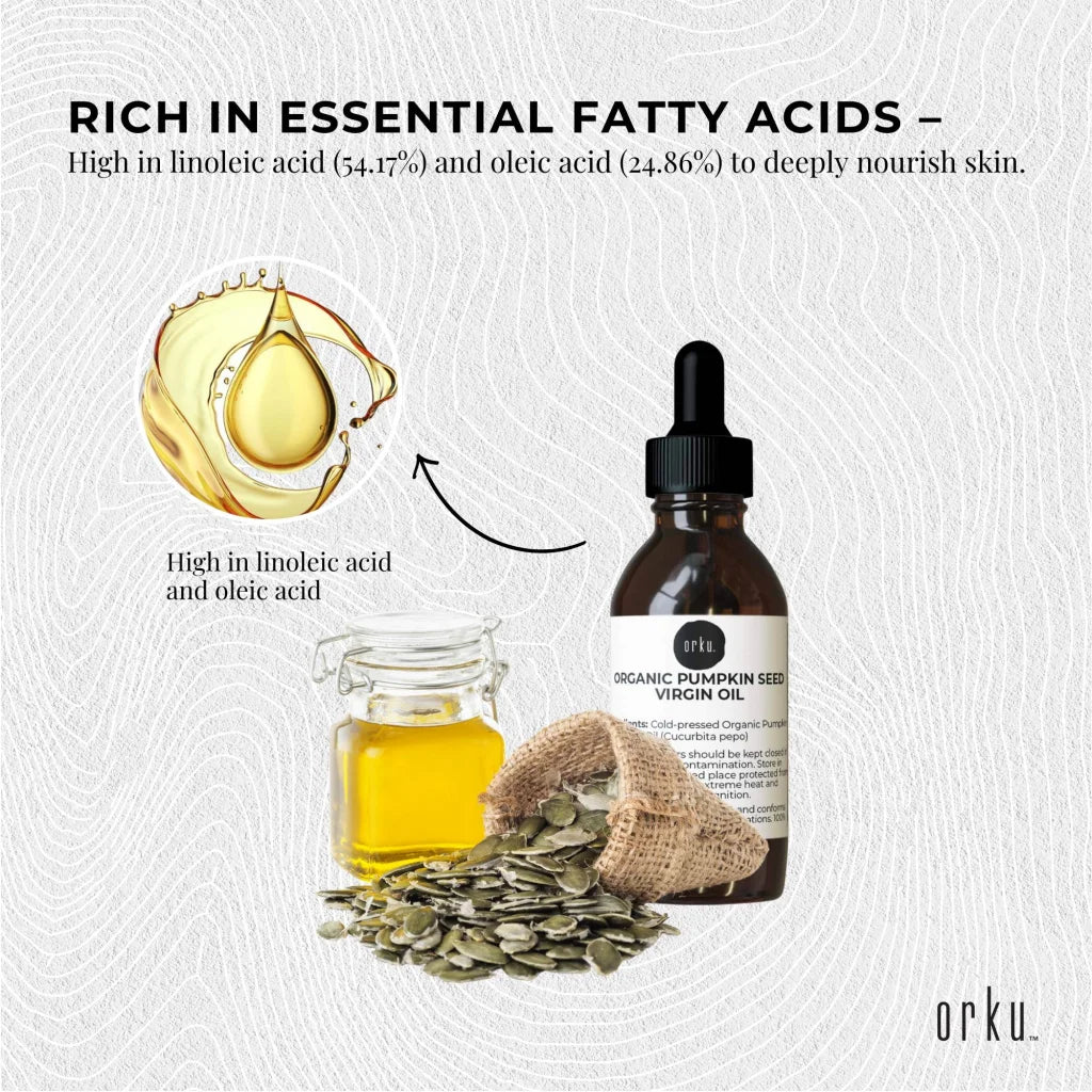 Orku 25ml Organic Pumpkin Seed Oil – Virgin Cold Pressed
