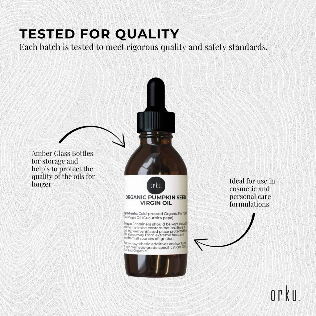 Orku 25ml Organic Pumpkin Seed Oil – Virgin Cold Pressed