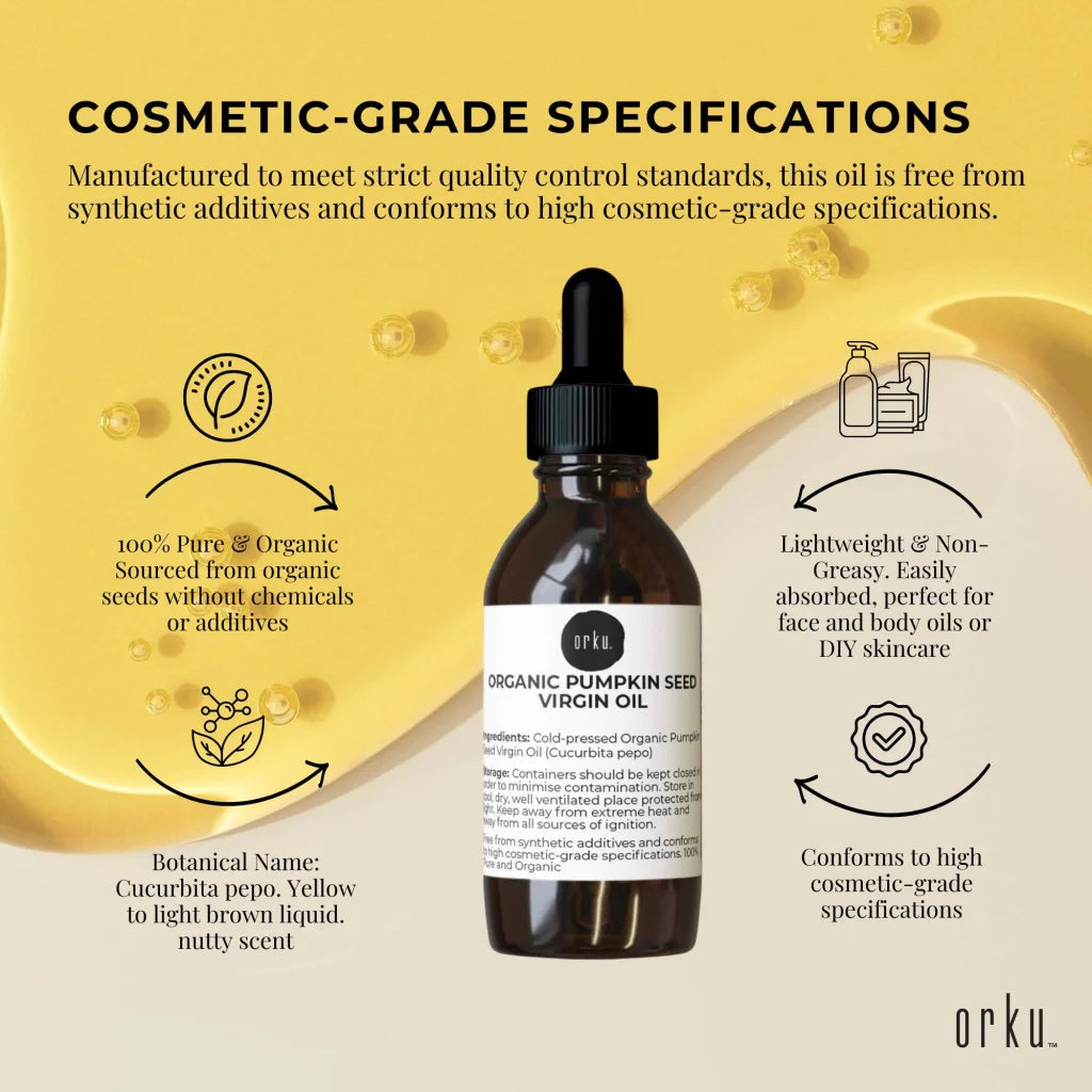 Orku 25ml Organic Pumpkin Seed Oil – Virgin Cold Pressed