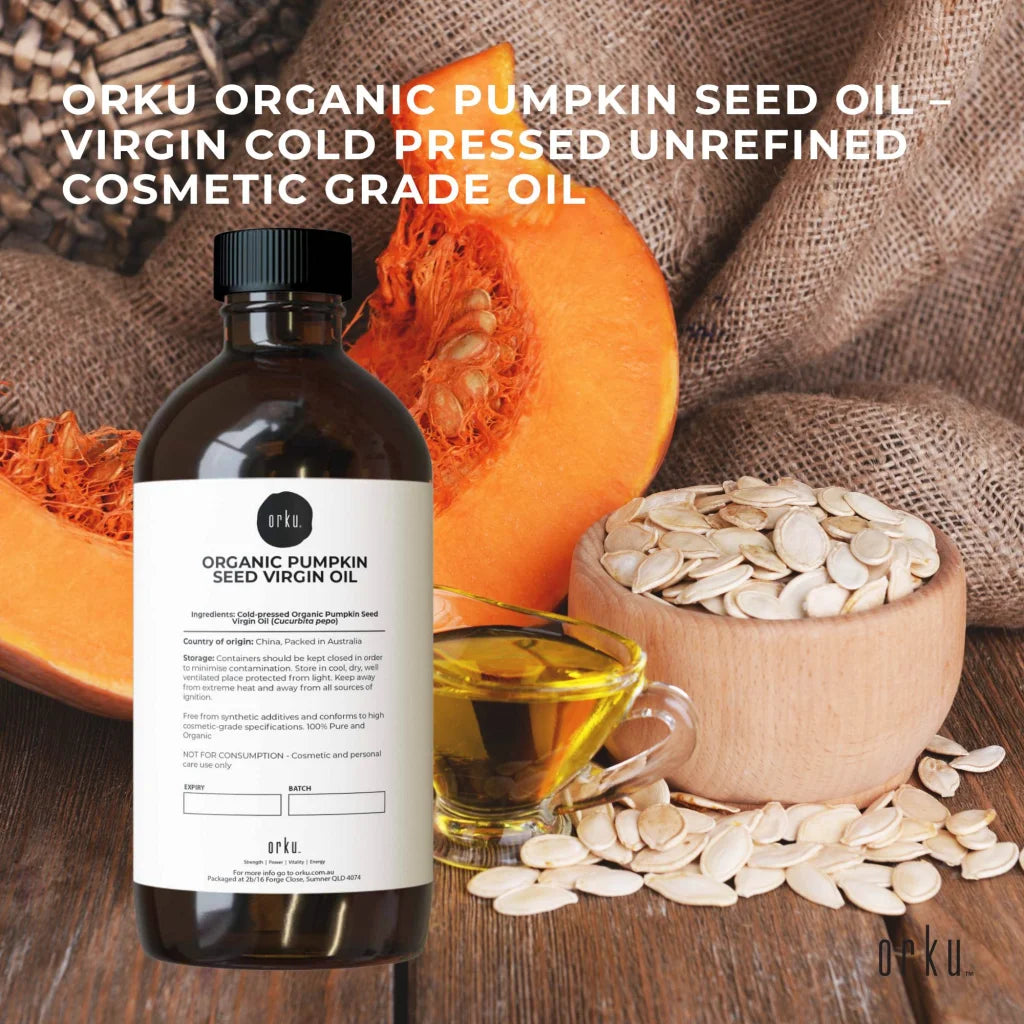 Orku 500ml Organic Pumpkin Seed Oil – Virgin Cold Pressed