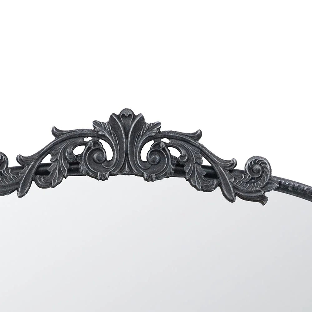 ORNATE METALLIC WALL MIRROR - Home & Garden > Decor >