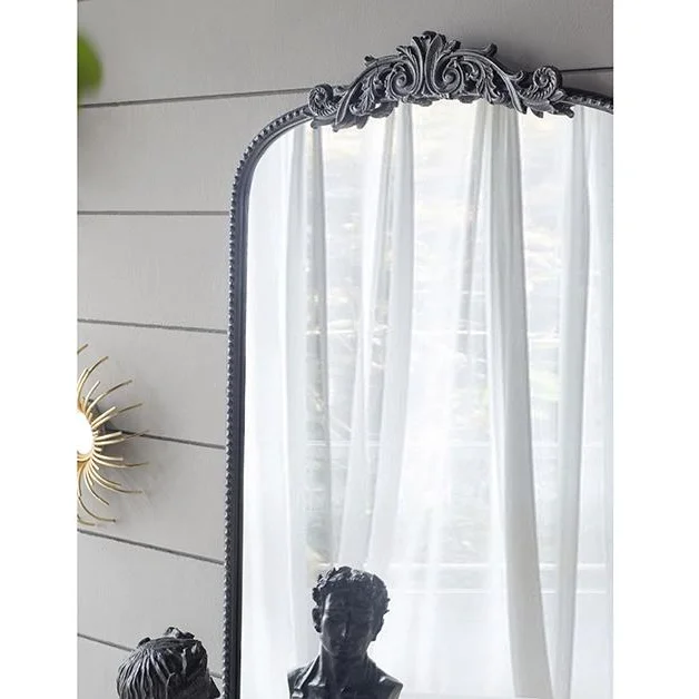 ORNATE METALLIC WALL MIRROR - Home & Garden > Decor >