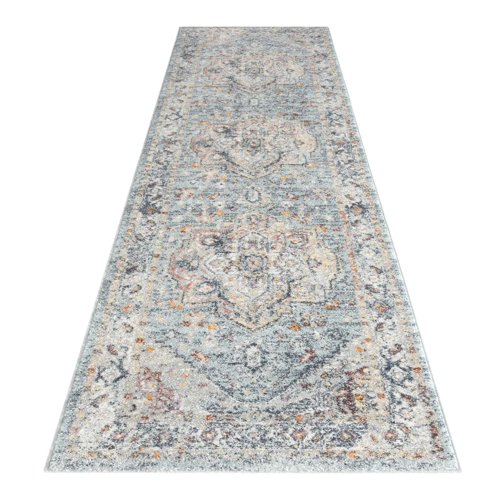 Ornate Persian Vintage Rug - Blue - 120x170 - Home & Garden