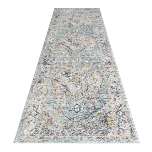 Ornate Persian Vintage Rug - Blue - 200x290 - Home & Garden