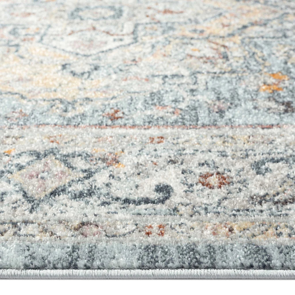 Ornate Persian Vintage Rug - Blue - 200x290 - Home & Garden