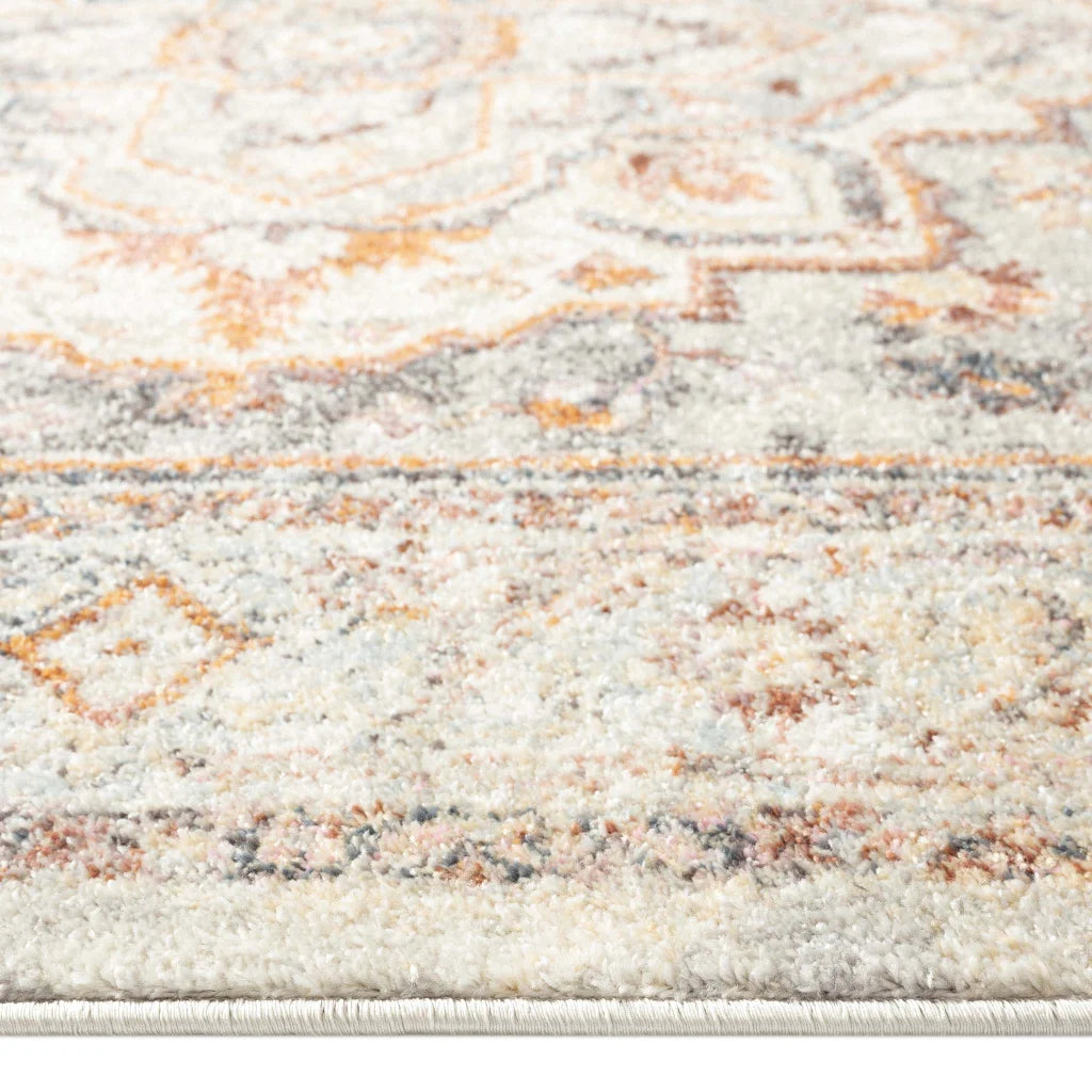 Ornate Persian Vintage Rug - Grey - 120x170 - Home & Garden