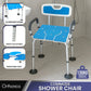 Orthonica Height-Adjustable Aluminium Commode Shower Chair