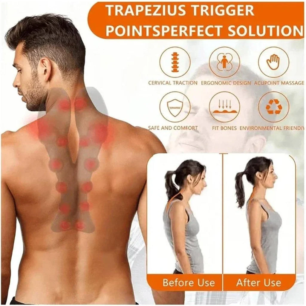 Orthopedic Lumbar Pillow Acupressure Massage Cushion