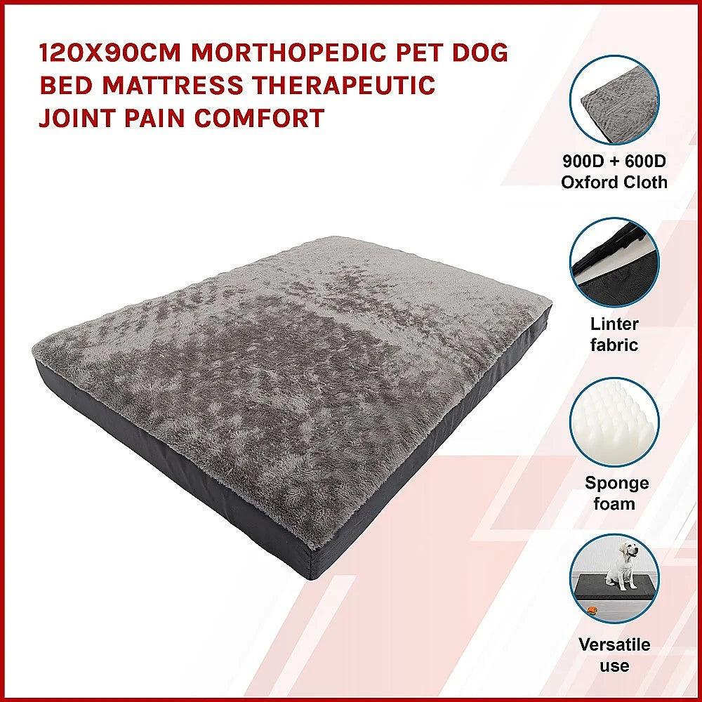 Orthopedic Pet Dog Bed Mattress 120x90cm Therapeutic Joint