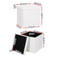 Ottoman storage foot with stool square teddy footrest
