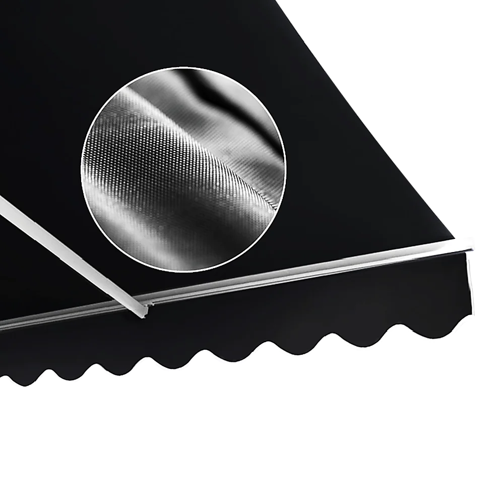 Outdoor Awning Folding Arm Retractable Sunshade Canopy 3.0m