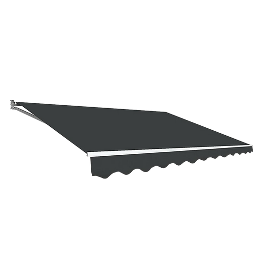 Outdoor Awning Folding Arm Retractable Sunshade Canopy 3.0m