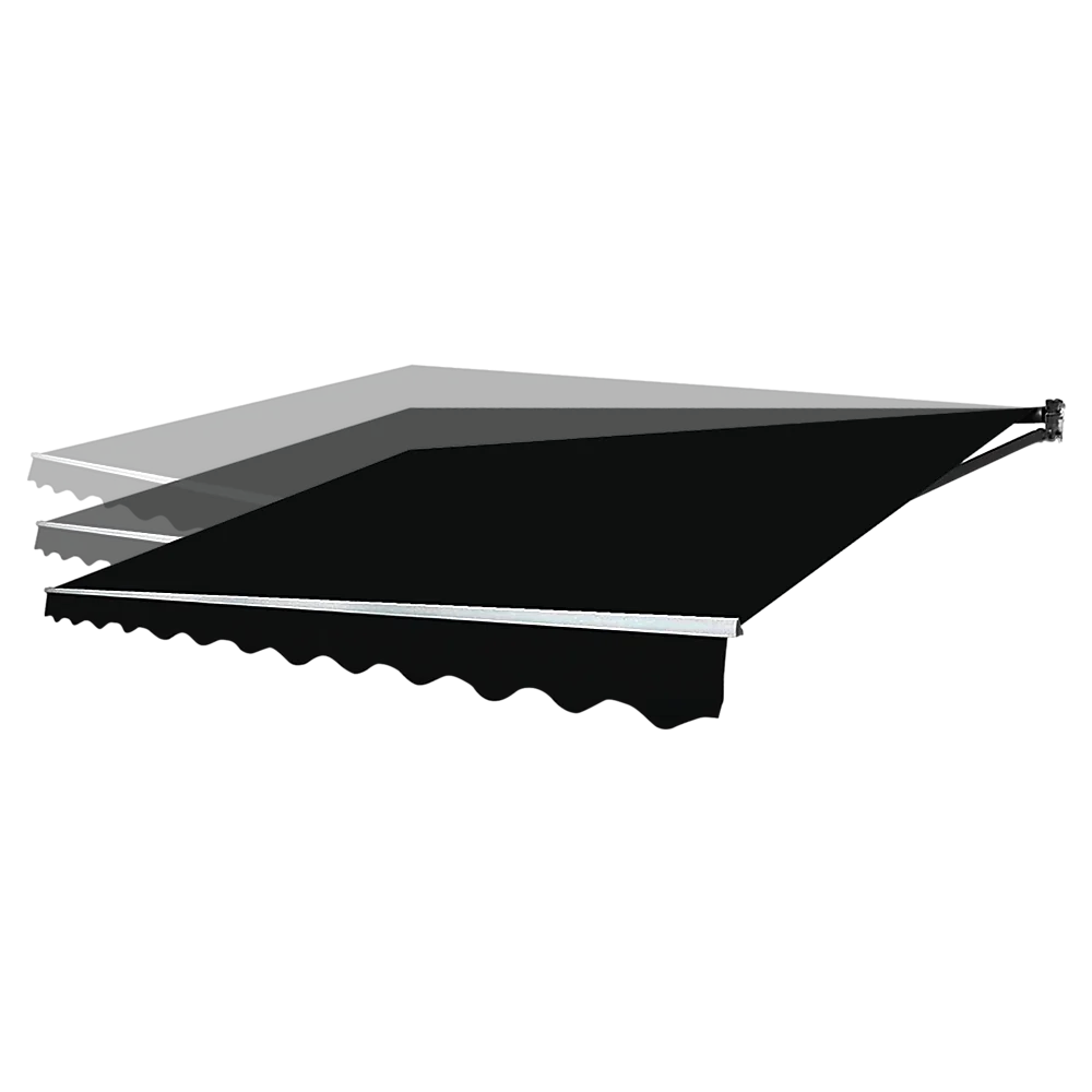 Outdoor Awning Folding Arm Retractable Sunshade Canopy 5.0m