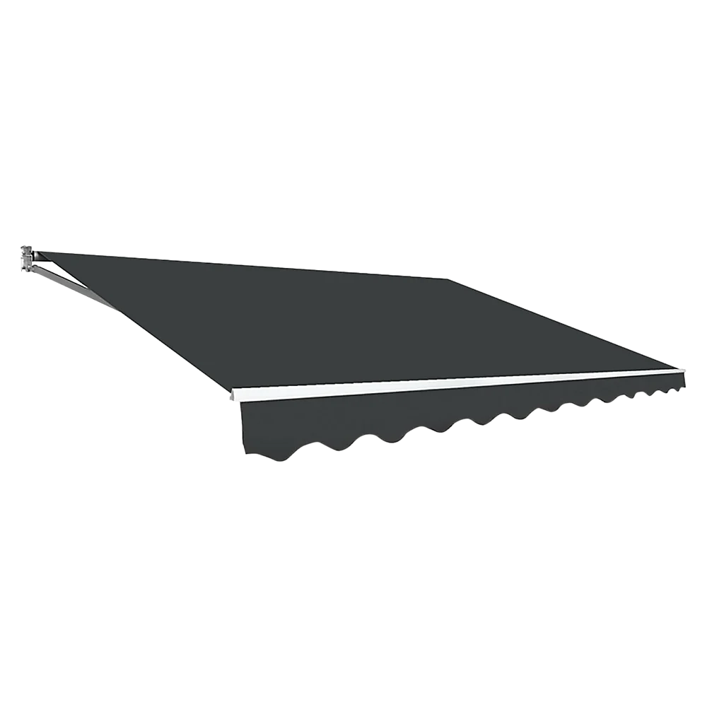 Outdoor Awning Folding Arm Retractable Sunshade Canopy 5.0m