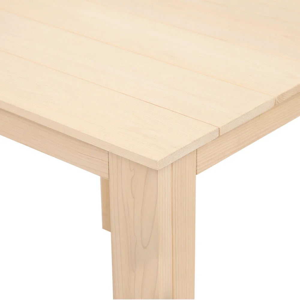 Outdoor Beach Chair and Table Set - 3 Piece Wooden - Outdoor