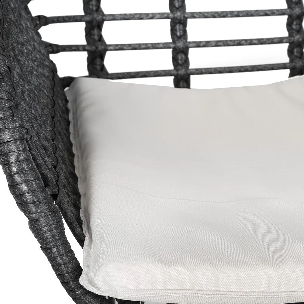 Outdoor Bistro Set 3PC Furniture Lounge Setting Table Chairs