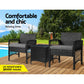 Dining table with patio outdoor bistro chairs