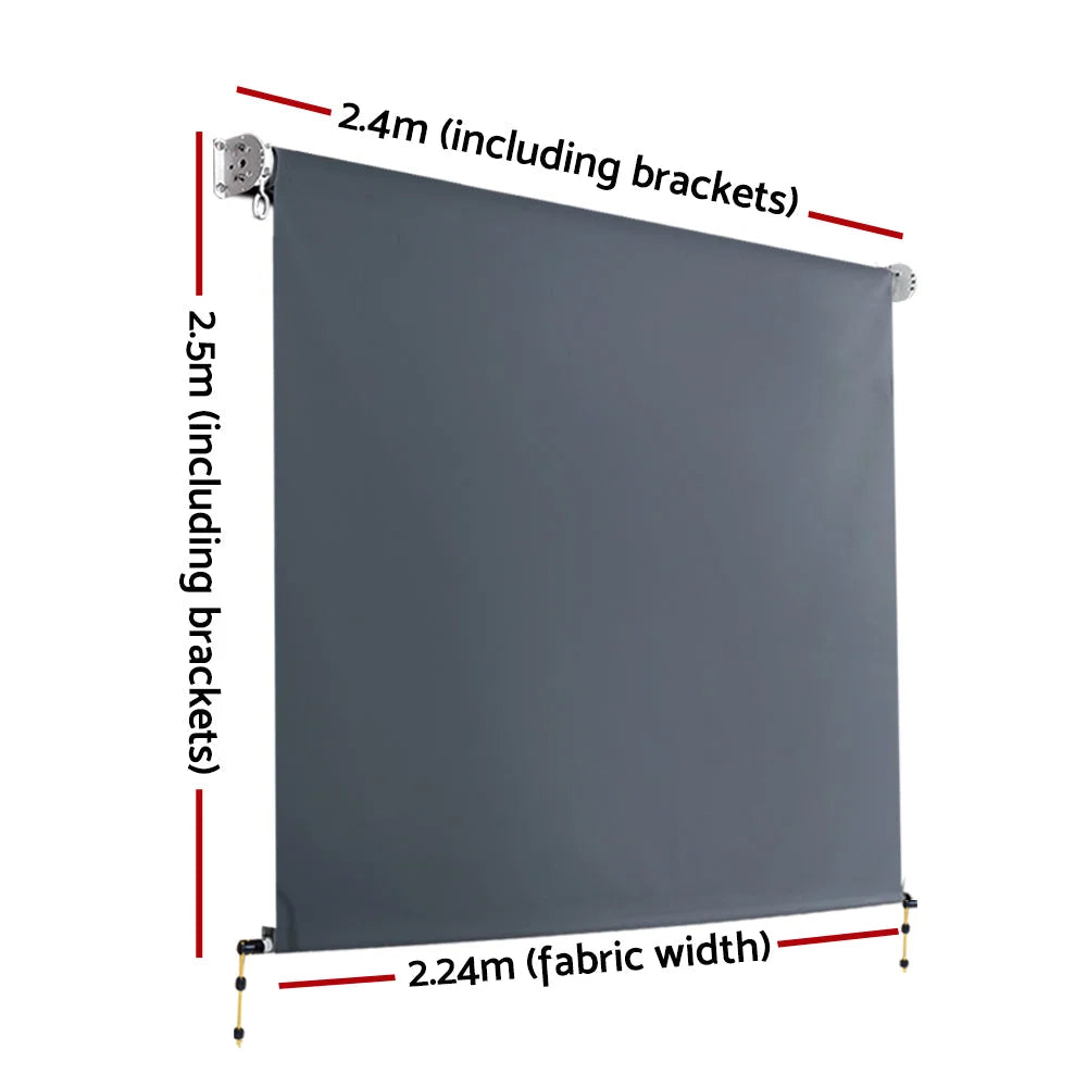 Outdoor Blinds Blackout Roll Down Awning Window Shade