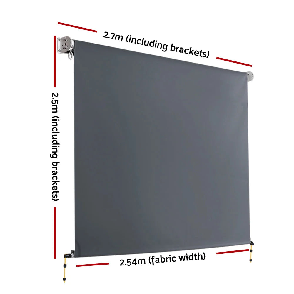Outdoor Blinds Blackout Roll Down Awning Window Shade