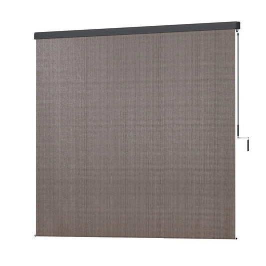 Outdoor Blinds Light Filtering Roll Down Awning Shade
