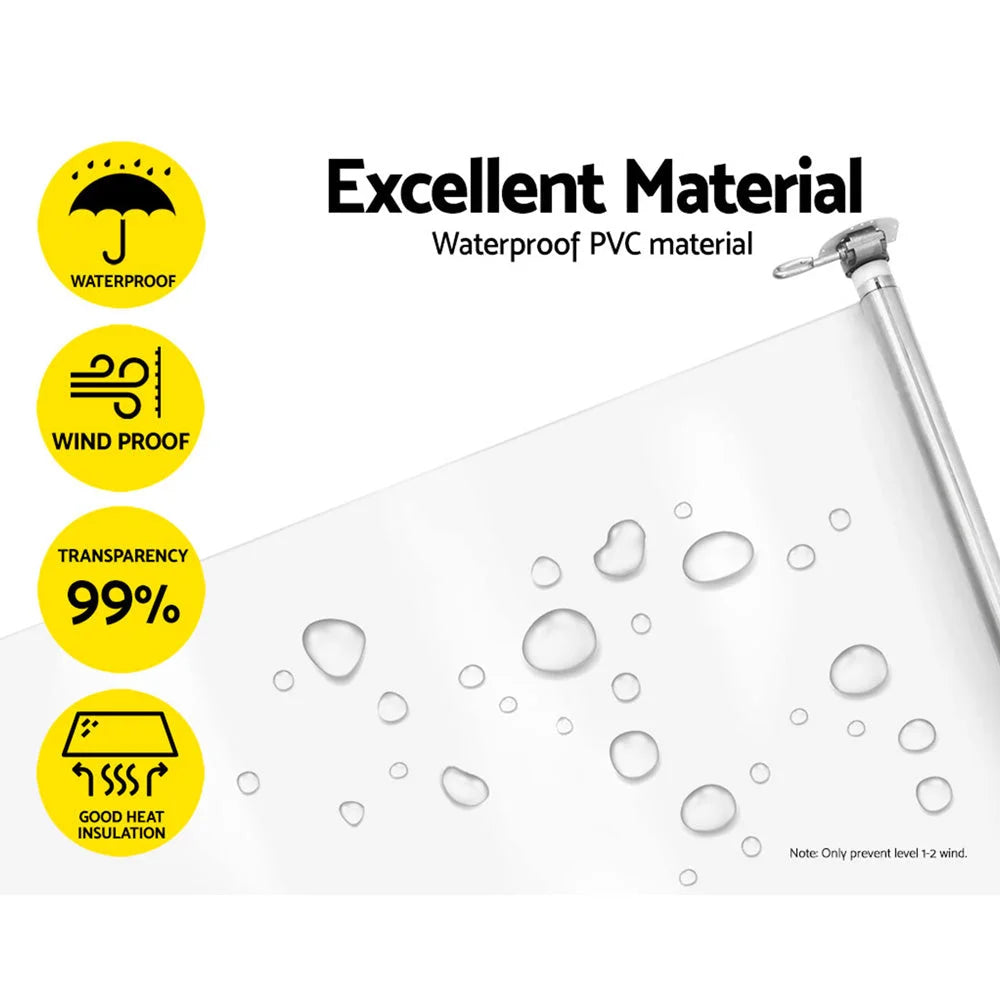 5x2 retractable awning with motorised awning cover and roller tube