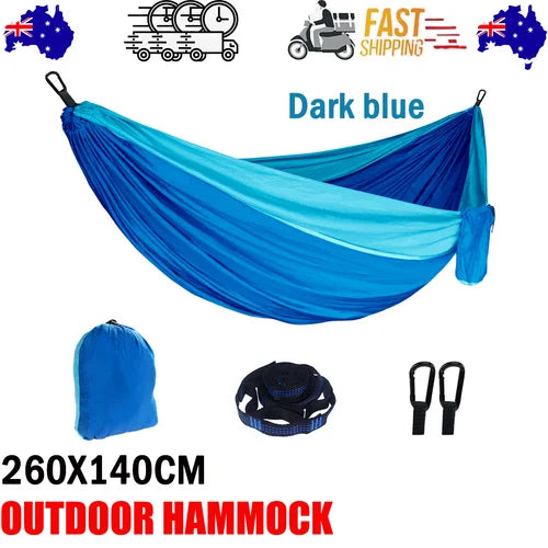 Outdoor Camping Hammock Lightweight 260x140cm Portable