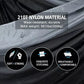 Grey 260x140cm outdoor hammock with caster wheels and side handle rail