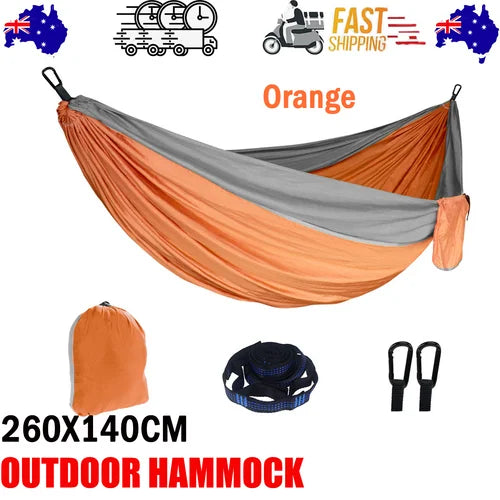 Outdoor Camping Hammock Lightweight 260x140cm Portable
